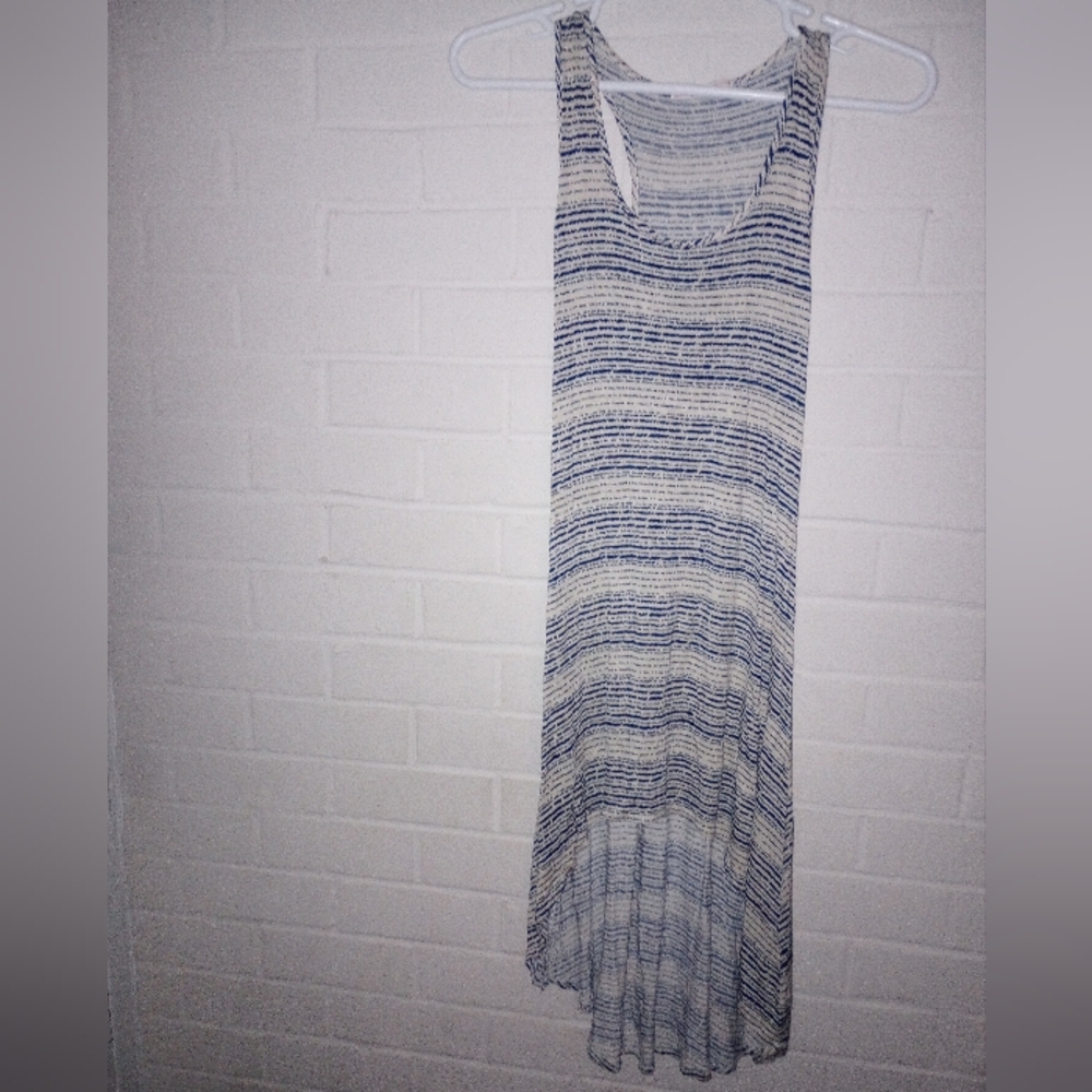 🐚🥥 Adam Levine Striped Sleeveless Dress